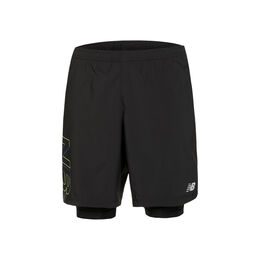 Vêtements De Running New Balance Printed Accelerate pacer 7in 2in1 Shorts